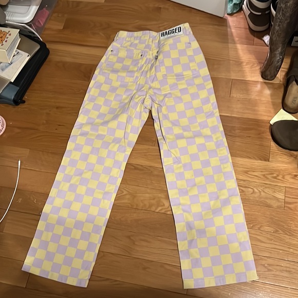 BNWT The Ragged Priest Checkered Jeans - Picture 4 of 6